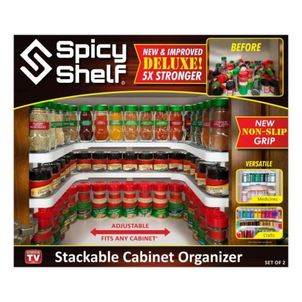 Spicy Shelf Deluxe Rack and Stackable Organizer